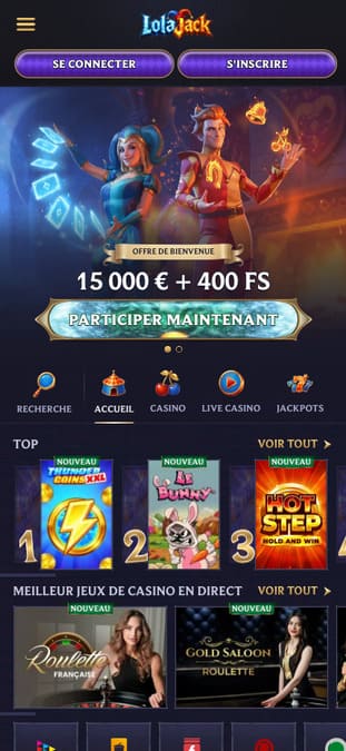 LolaJack Casino Application LolaJack Casino Application