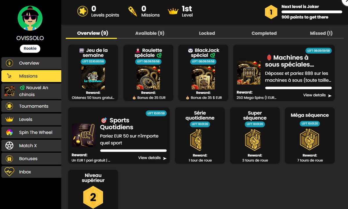 missions Lucky Block