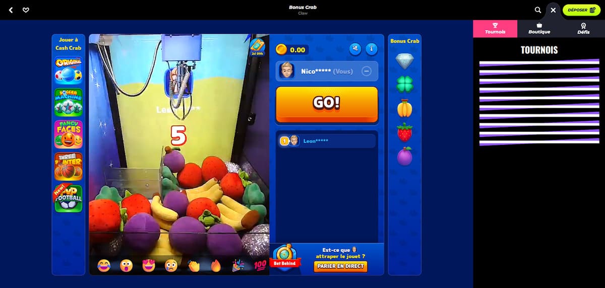 Bonus Crab Lunubet Casino