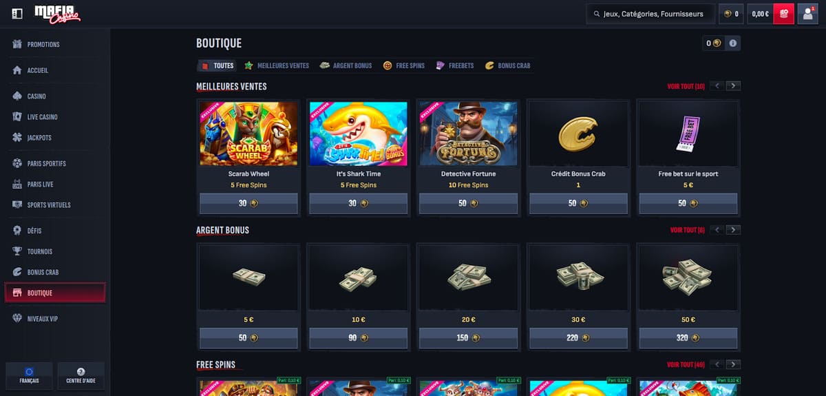 Boutique Mafia Casino