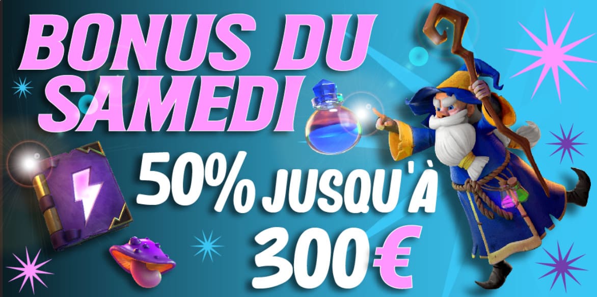 Bonus samedi Merlin Casino