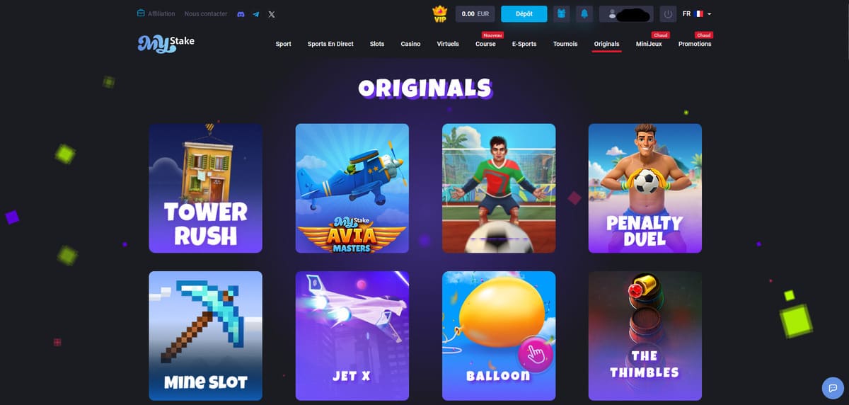 Originals MyStake Casino