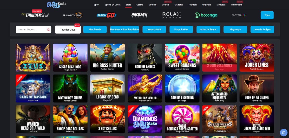 Slots MyStake Casino