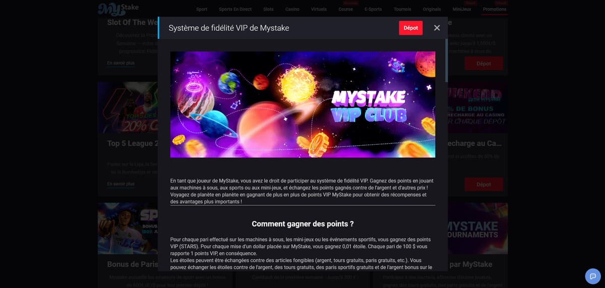 VIP MyStake Casino