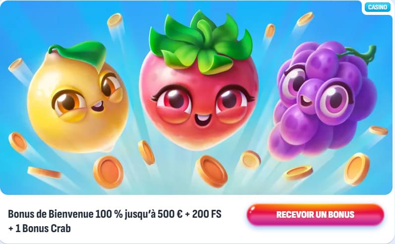 Bonus de bienvenue Nomini Casino