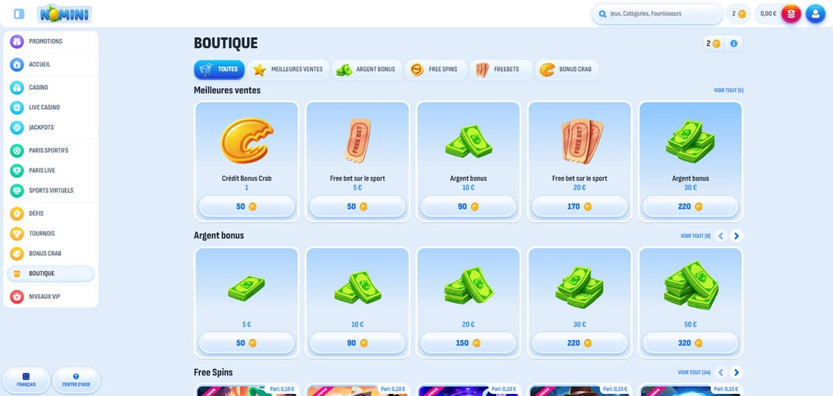 Boutique Nomini Casino