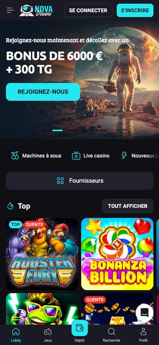 NovaDreams casino application NovaDreams casino application
