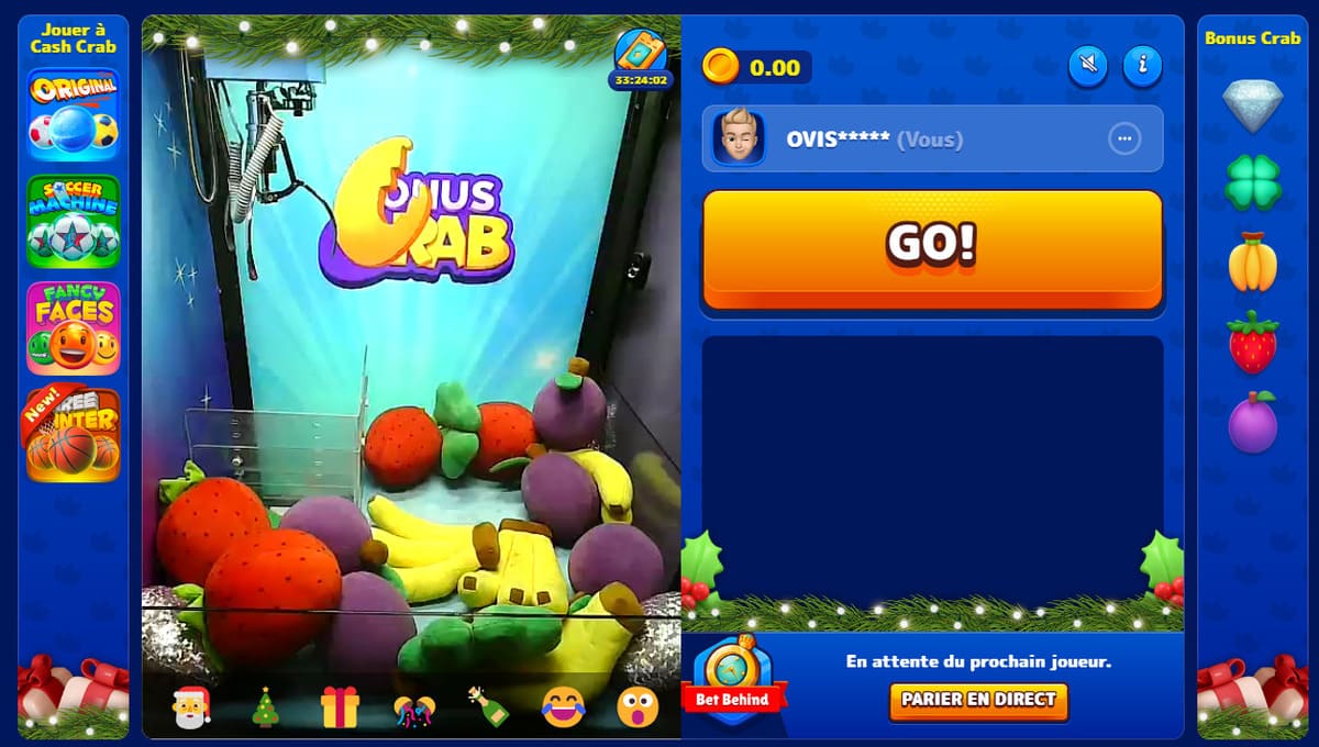 Bonus crab NovaJackpot Casino