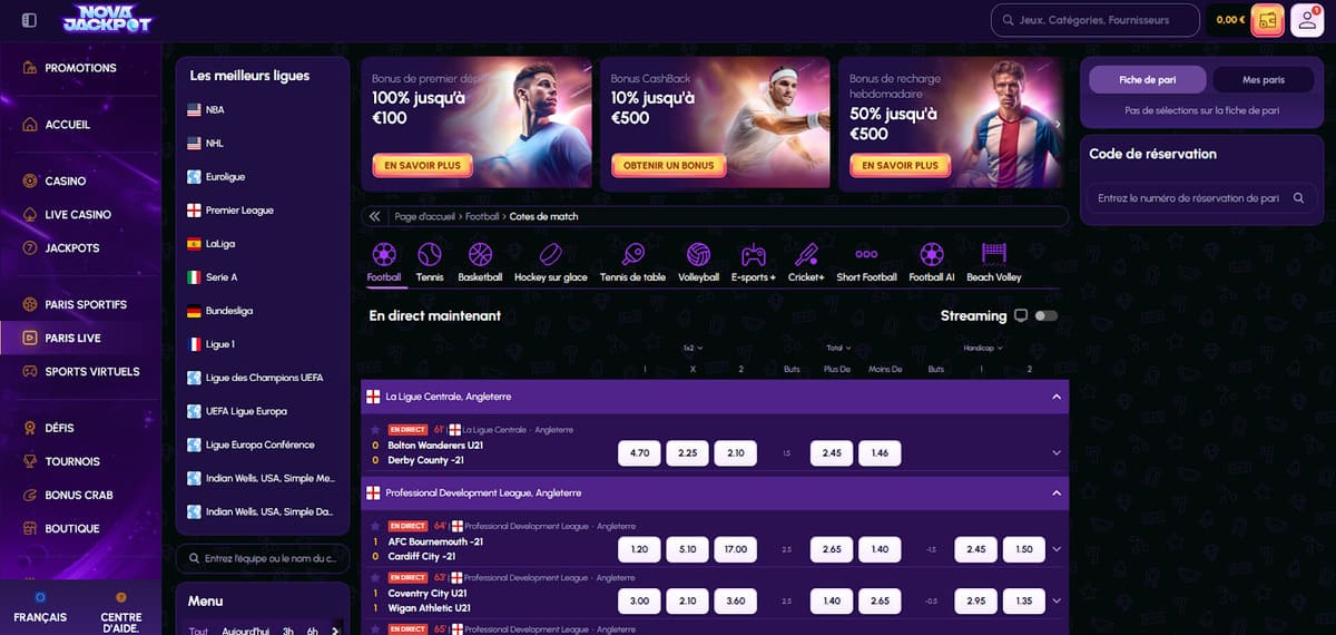 Paris live NovaJackpot Casino