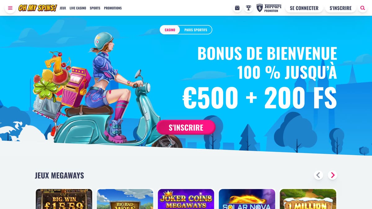 OhMySpins casino OhMySpins casino