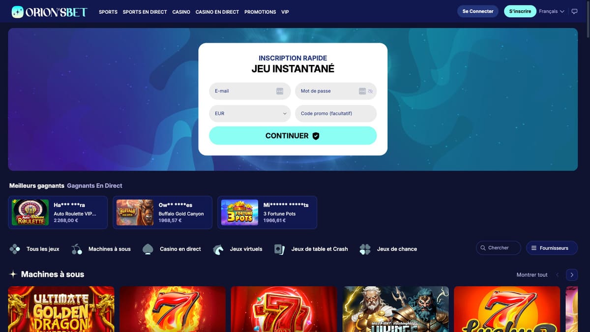 Orionsbet Casino Orionsbet Casino