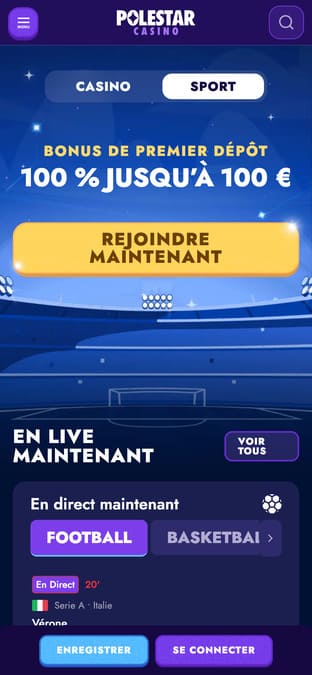 PoleStar Casino application