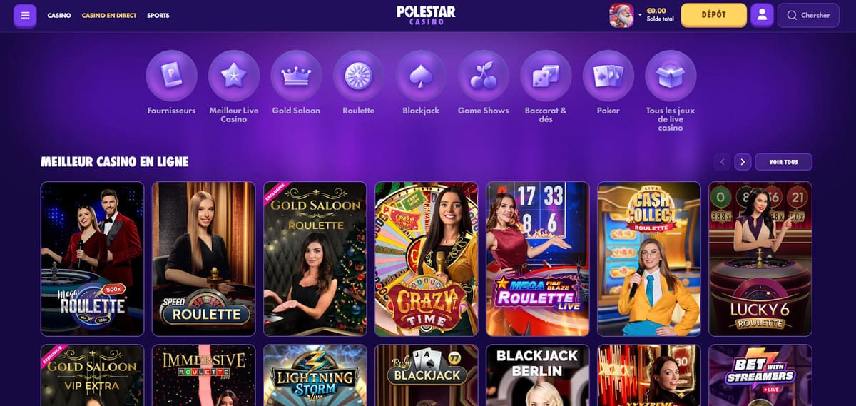 Live casino Polestar