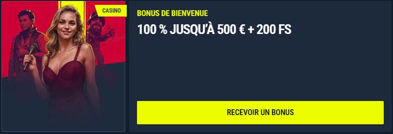 Bonus de bienvenue Rabona Casino