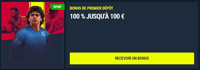 Bonus premier dépôt Rabona Casino