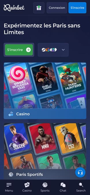 Rainbet Casino Application