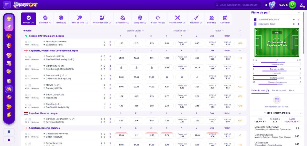 Paris live Robocat Casino