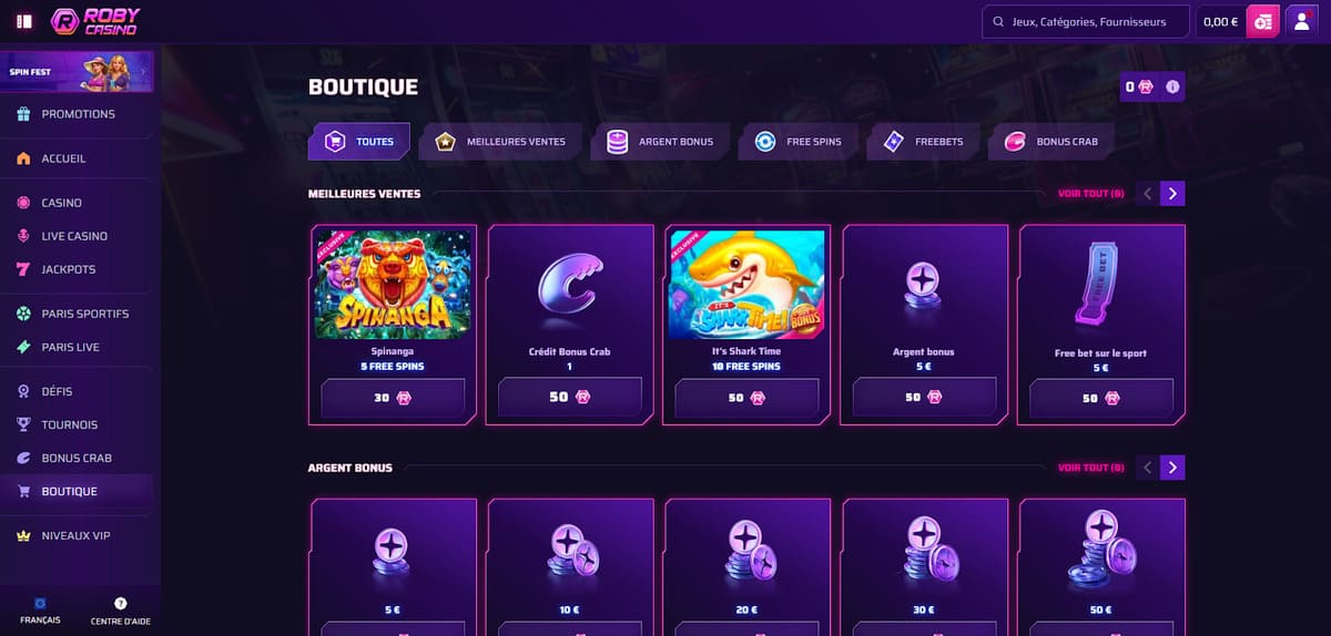 Boutique Roby Casino