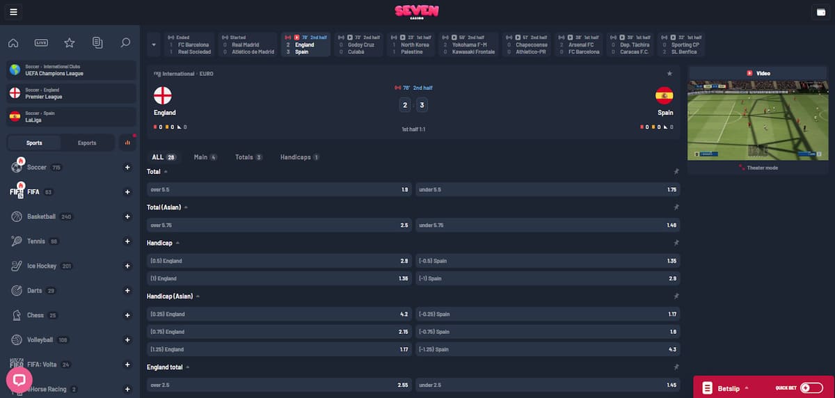 Types paris casino Seven