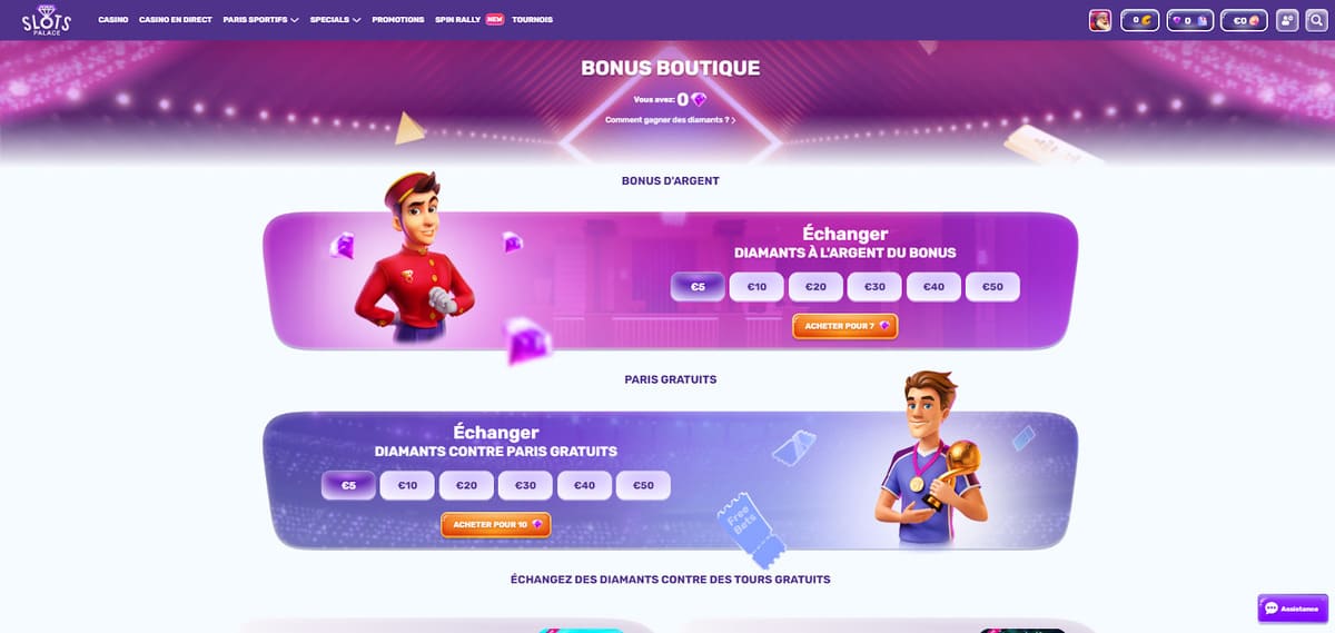 Boutique Slots Palace