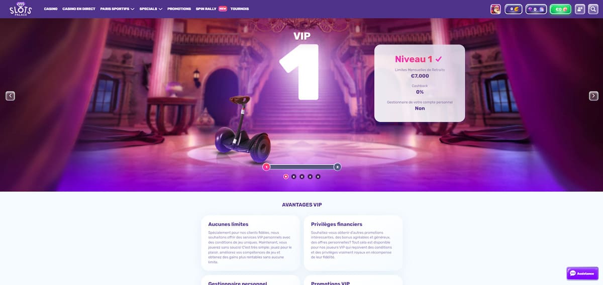 Club VIP Slots Palace