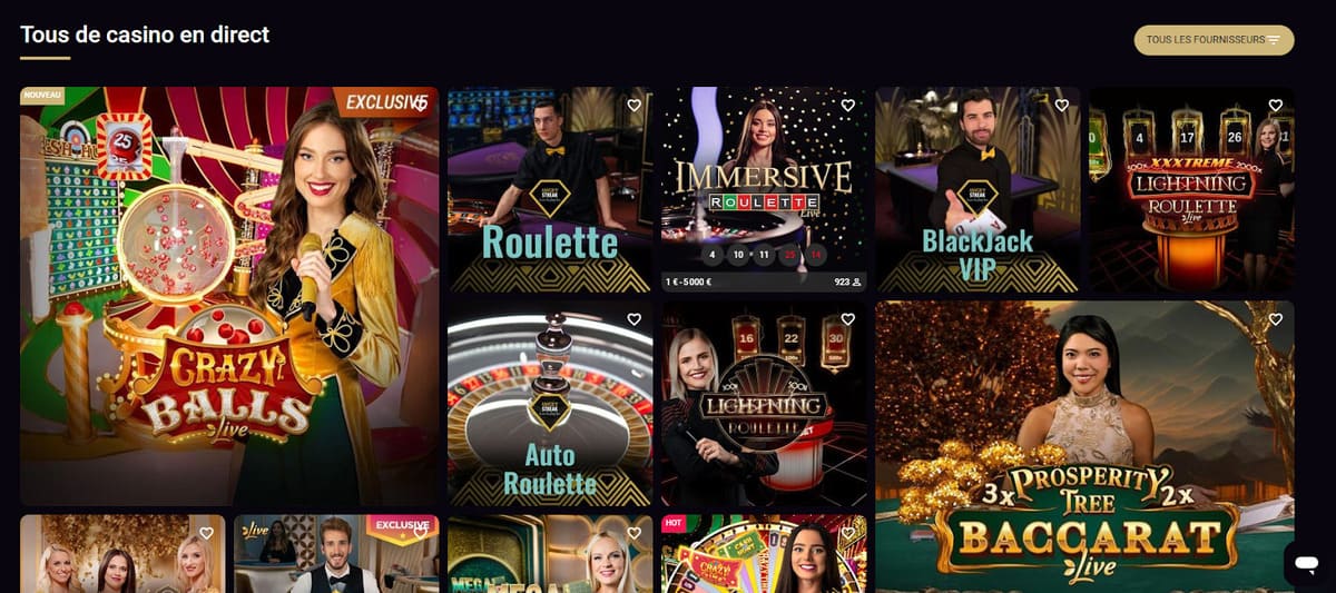Live casino Slotsvil