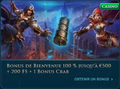 Bonus bienvenue Slotuna Casino