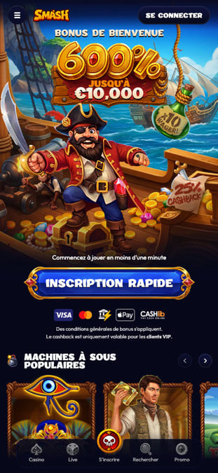 Smash Casino Application