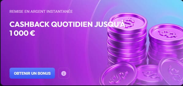 Cashback quotidiens Spin Aura Casino