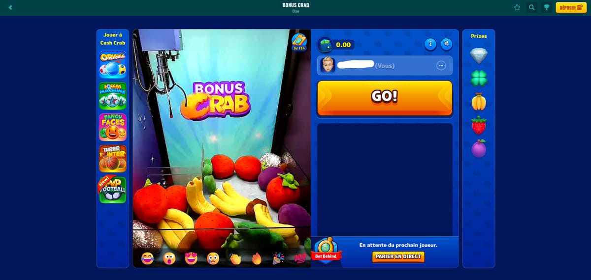 Bonus crab Spinanga Casino