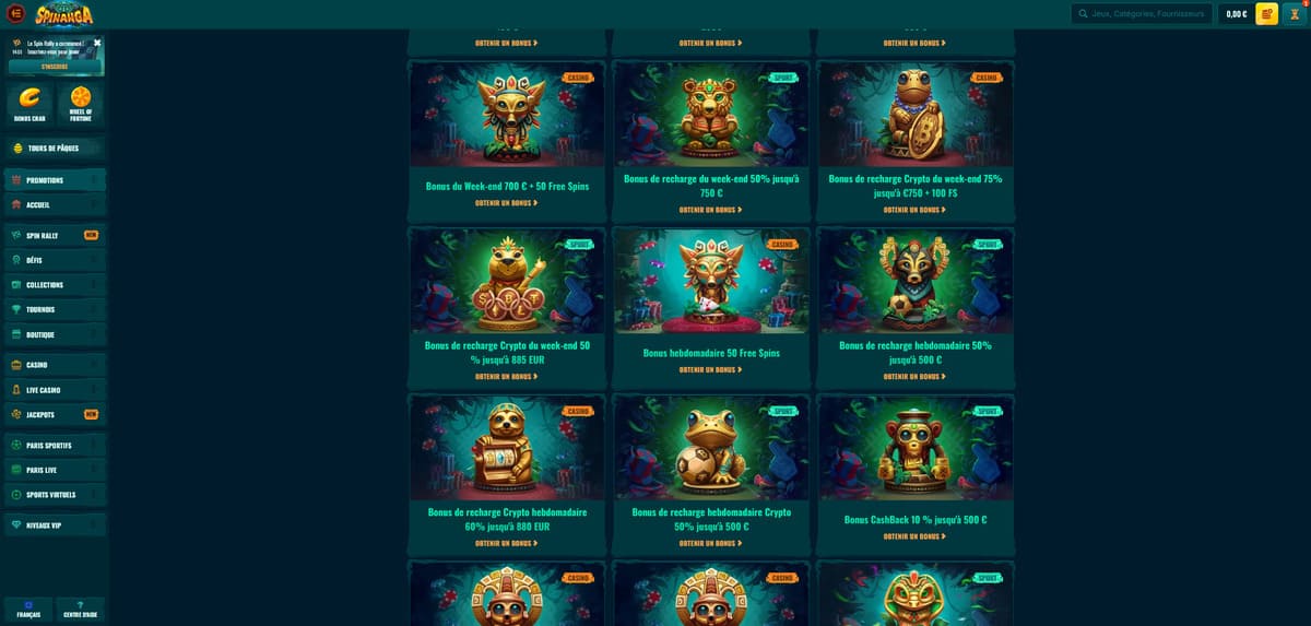 Promos Spinanga Casino