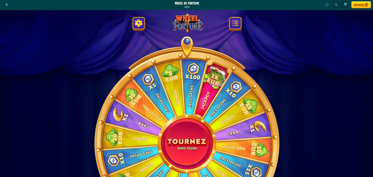 Roue de la fortune Spinanga Casino