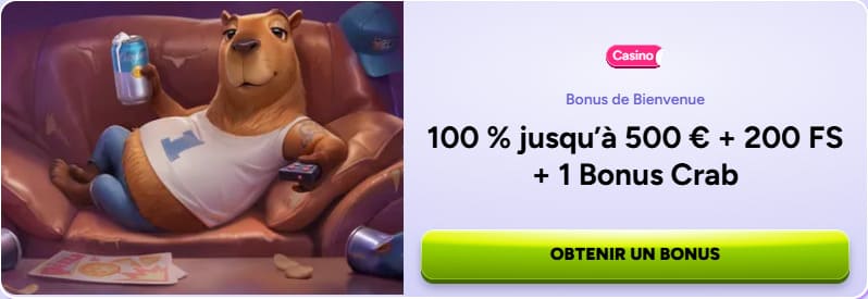 Bonus bienvenue Spinbara Casino