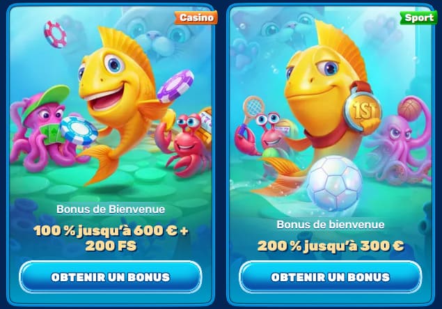 Bonus bienvenue Spin Aura Casino