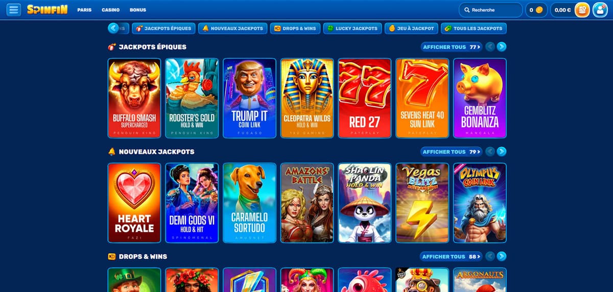 Jackpots Spin Aura Casino