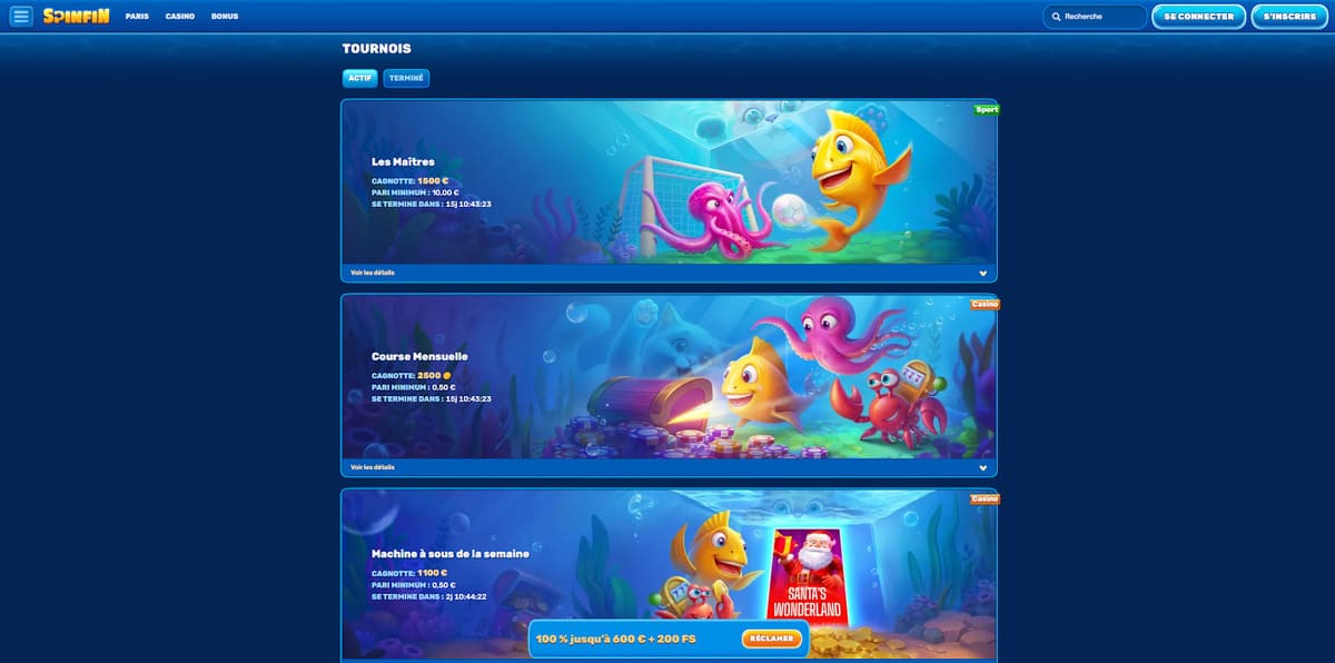 Tournois Spin Aura Casino