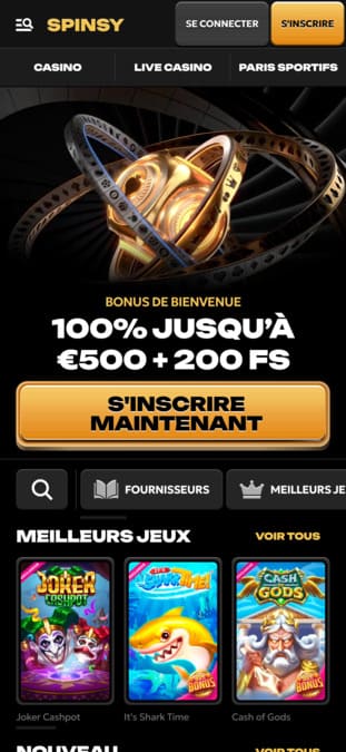 Spinsy Casino application Spinsy Casino application