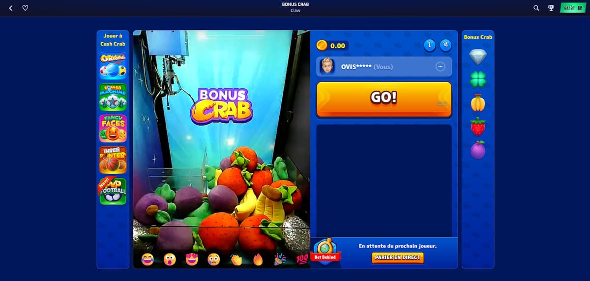 Bonus crab Sportaza Casino