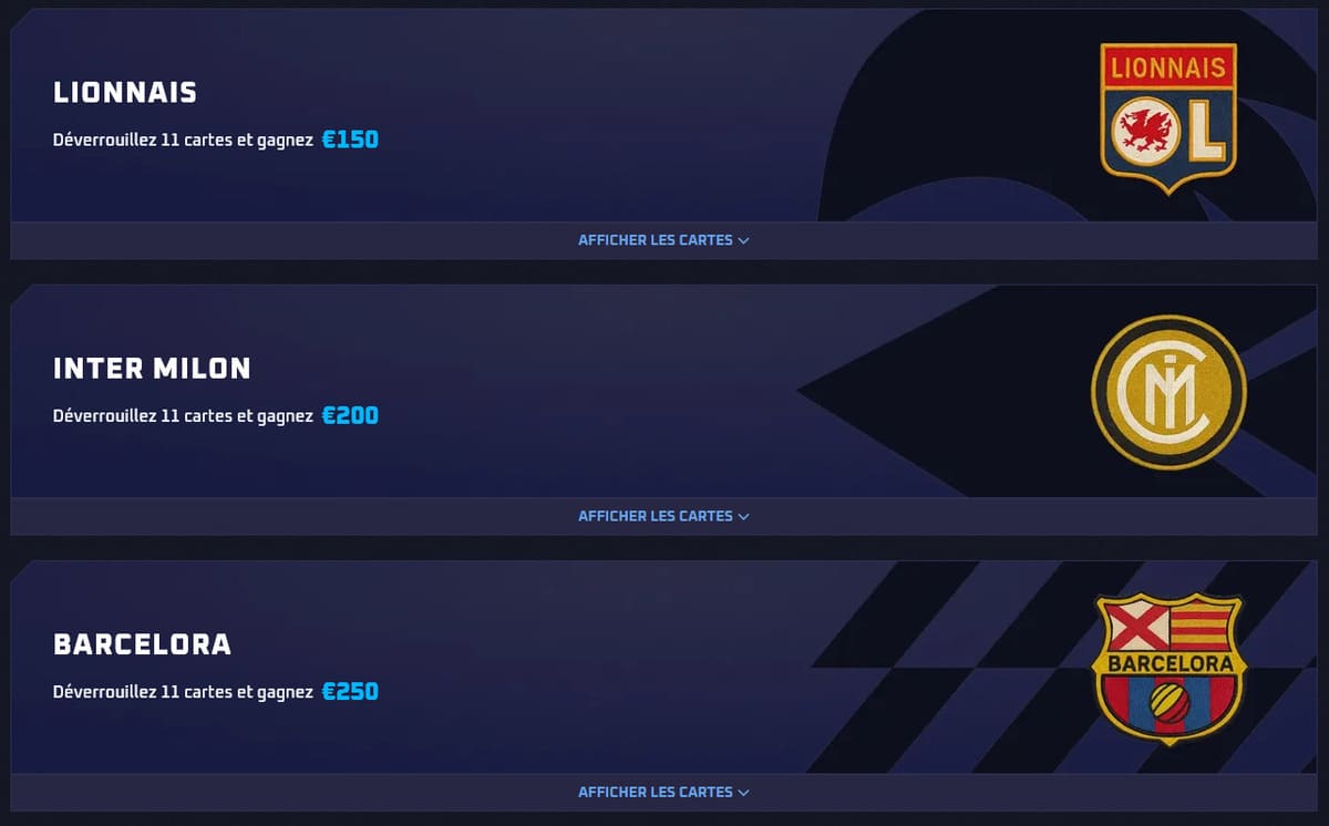 Equipes fictives Sportaza Casino