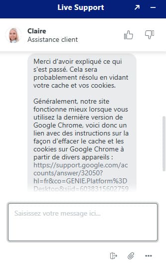 Live support Sportaza Casino