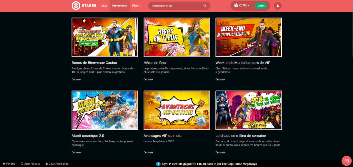 Promos Stakes Casino