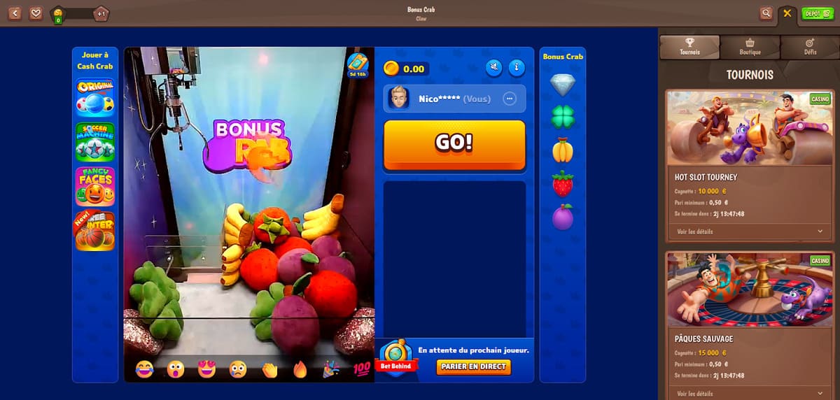 Bonus crab Stone Vegas Casino