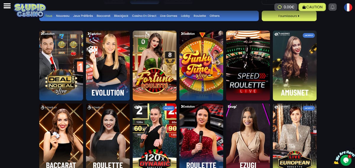 Casino Live XXL Stupid Casino