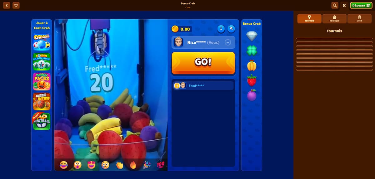 Bonus Crab Tiki Casino