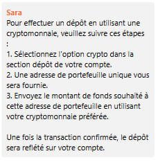 Réponse complète Touch Casino