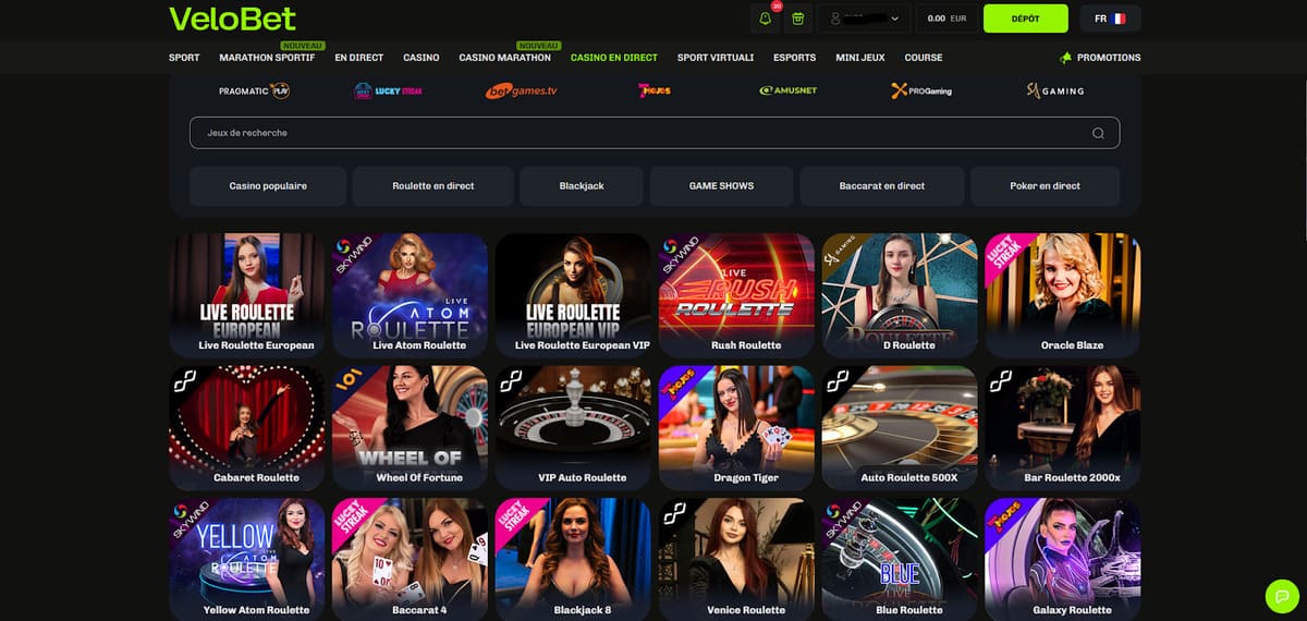 Casino direct Velobet Casino