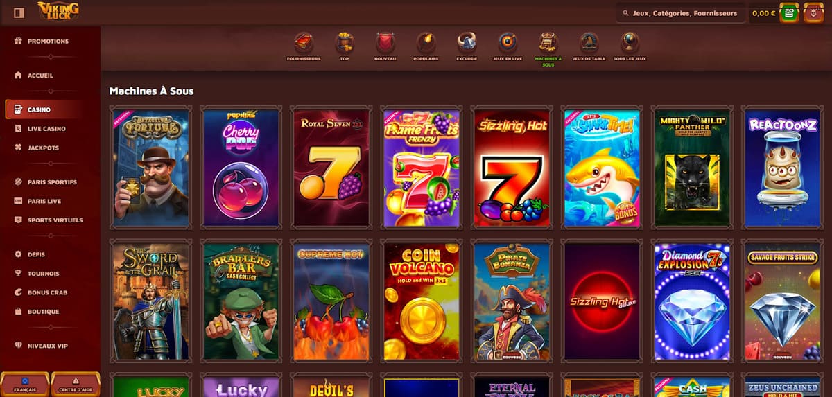 Machines à sous Viking Luck Casino