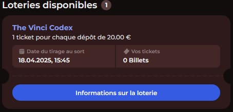 Loteries Vincispin Casino