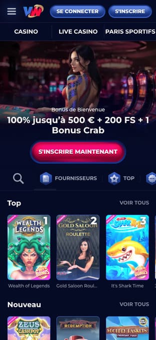 ViperWin Casino application