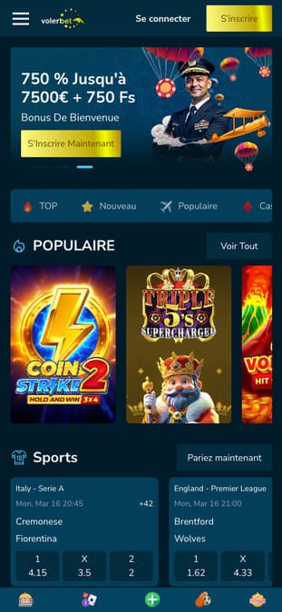 Volerbet Casino Application